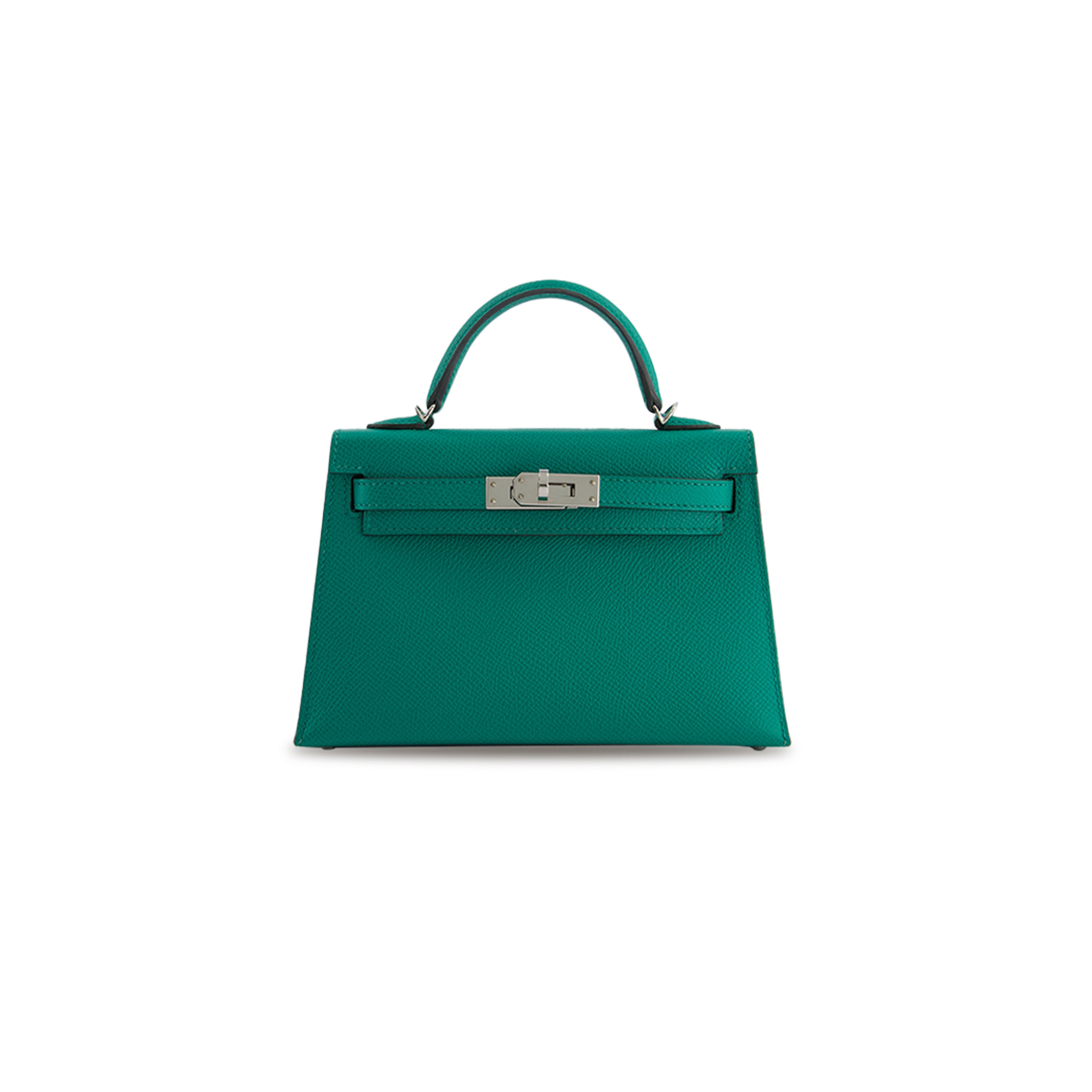 HERMÈS MASTER MINI KELLY II BAG EPSOM MALACHITE (19*12*5.5cm) 